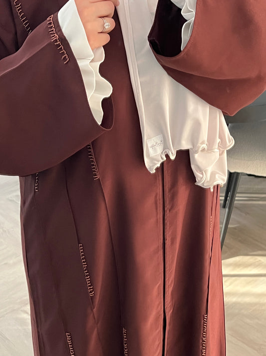 Elegant abaya - Brown