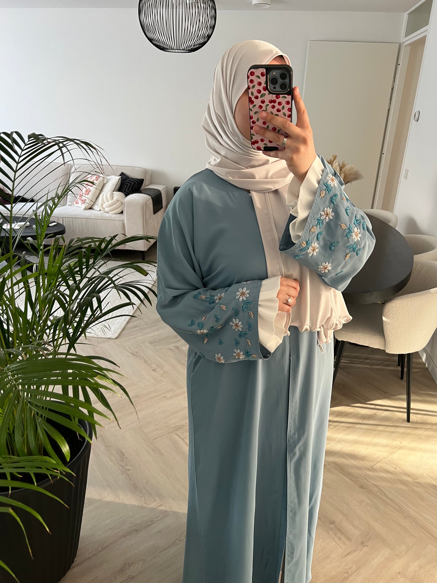 Daisy abaya - Blue
