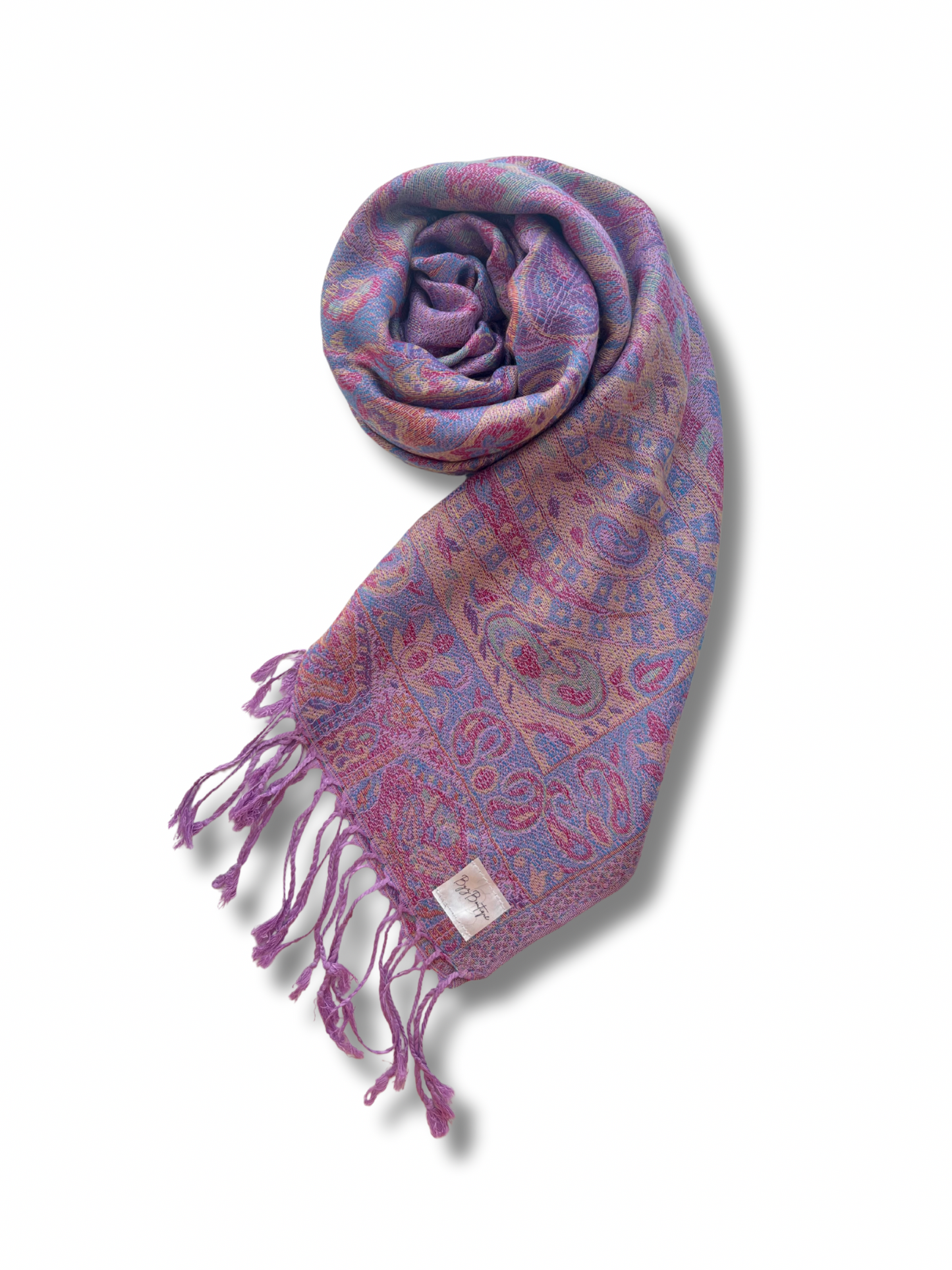 Reversible pashmina hijab - Lilac