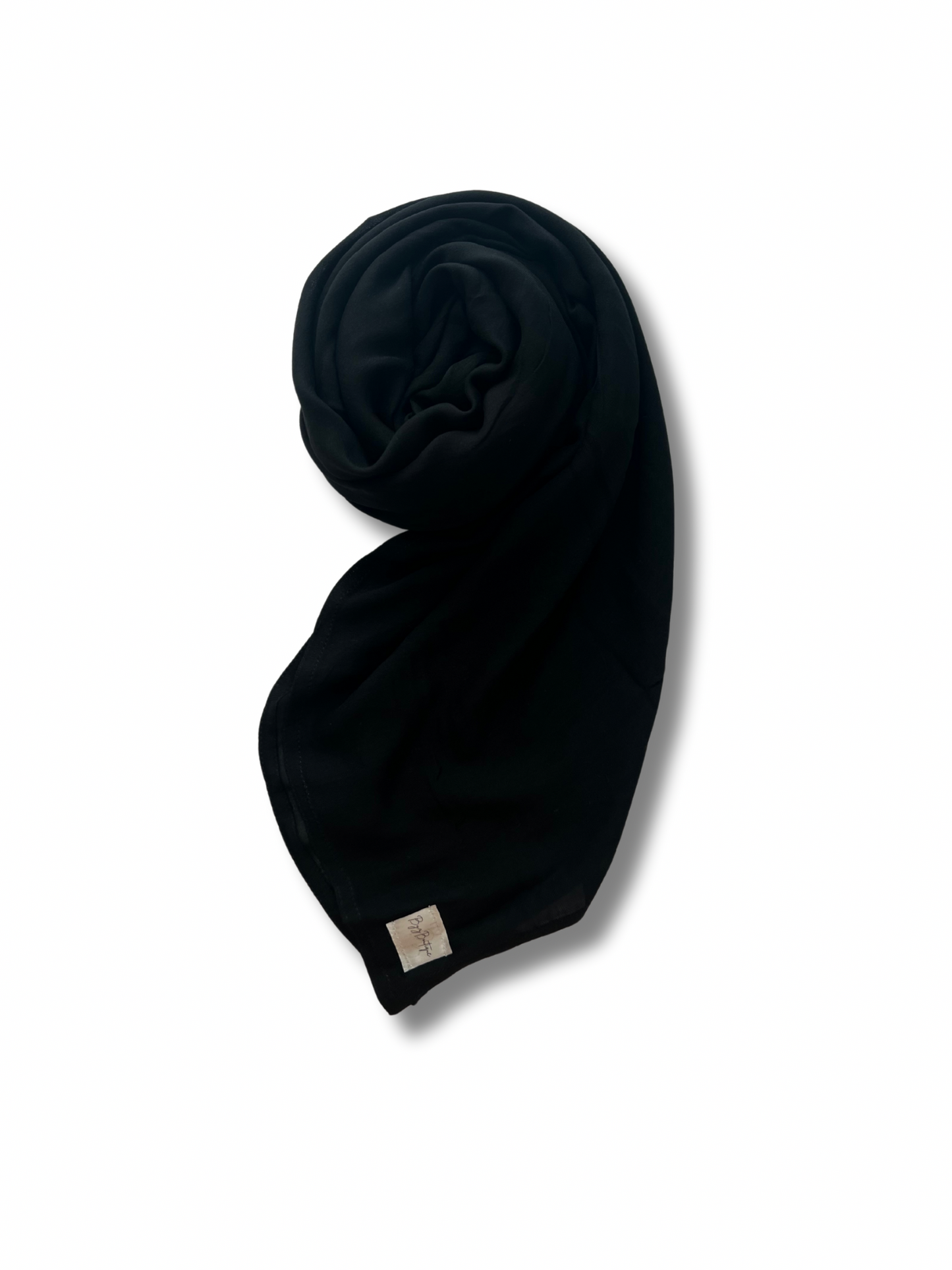Modal hijab - Black