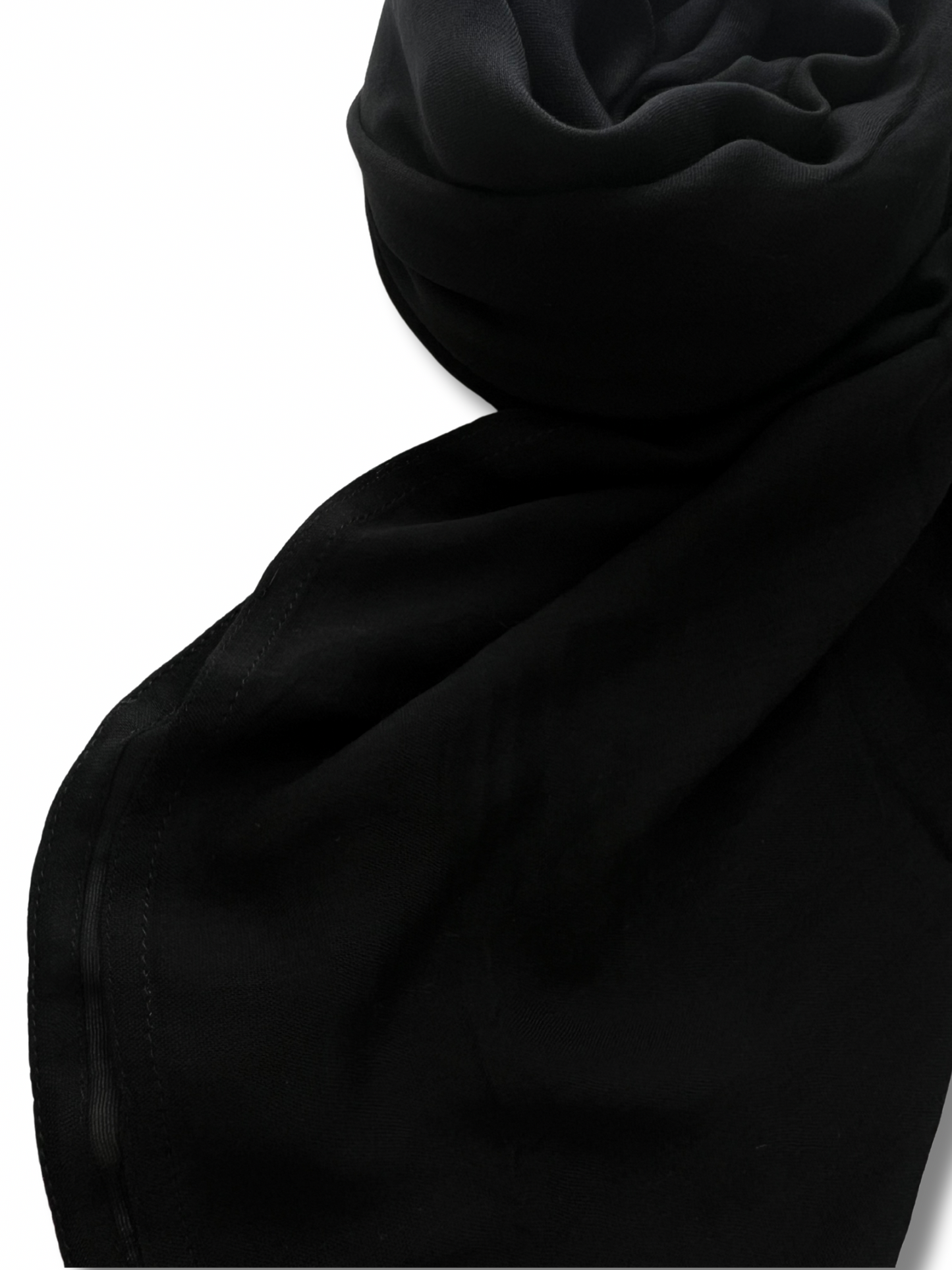 Modal hijab - Black