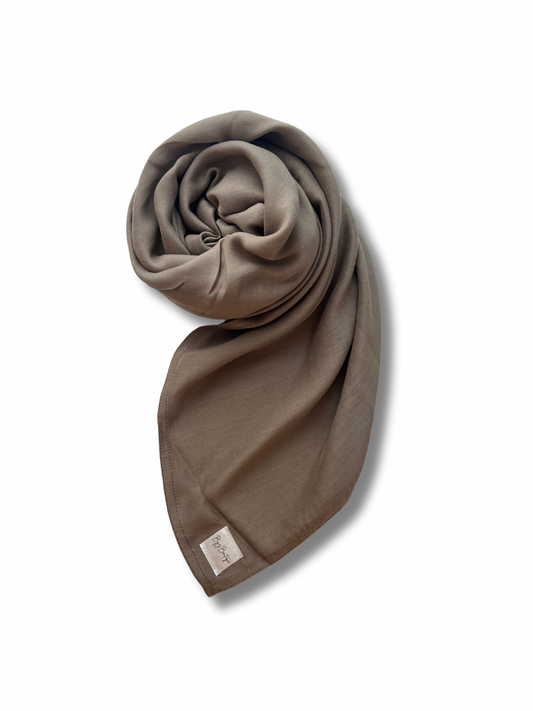 Modal hijab - Brown khaki