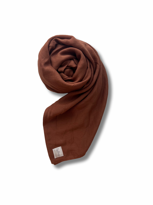 Modal hijab - Burned orange