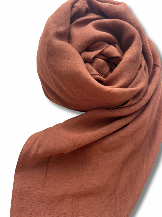 Modal hijab - Burned orange