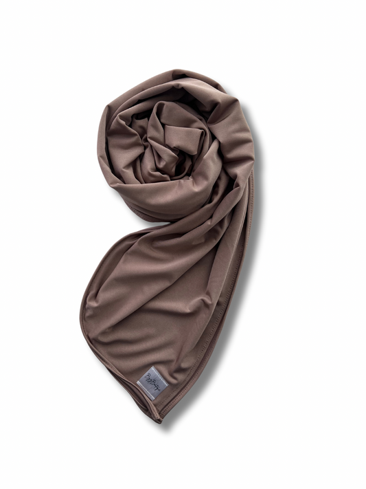 Satin premium jersey - Brown