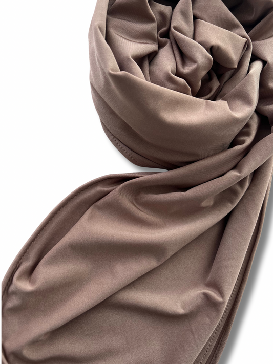 Satin premium jersey - Brown