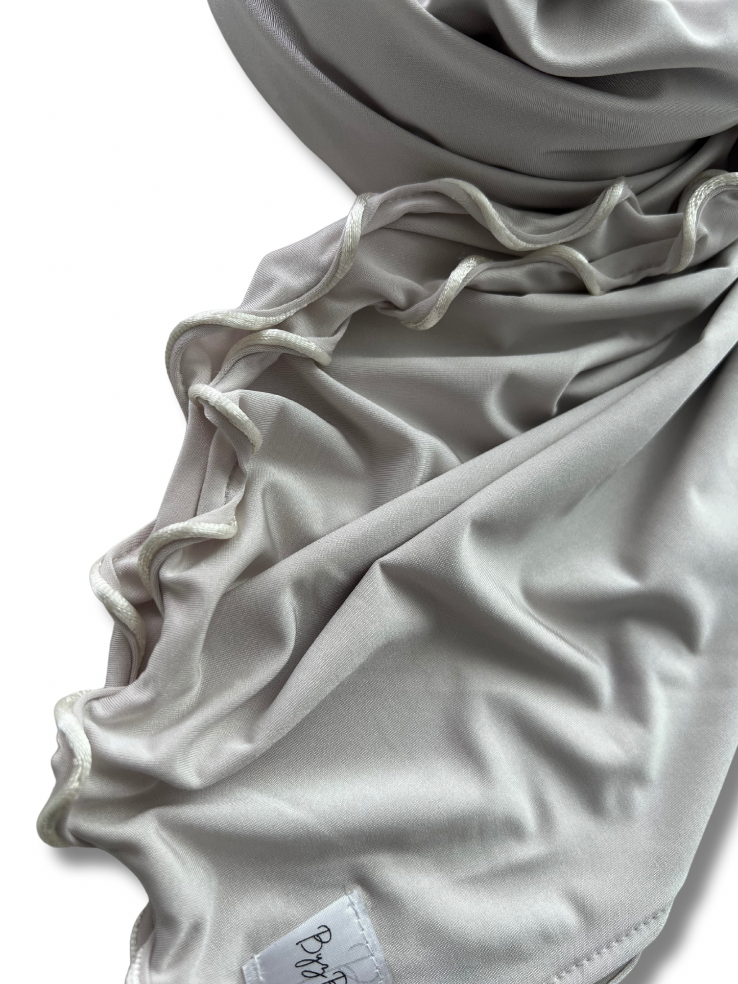 Satin premium jersey line - Milky white