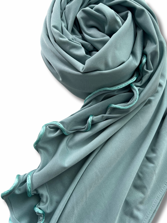 Satin premium jersey line - Mint