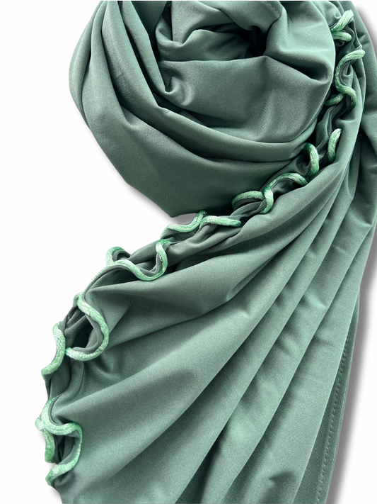 Satin premium jersey line - Pistachio