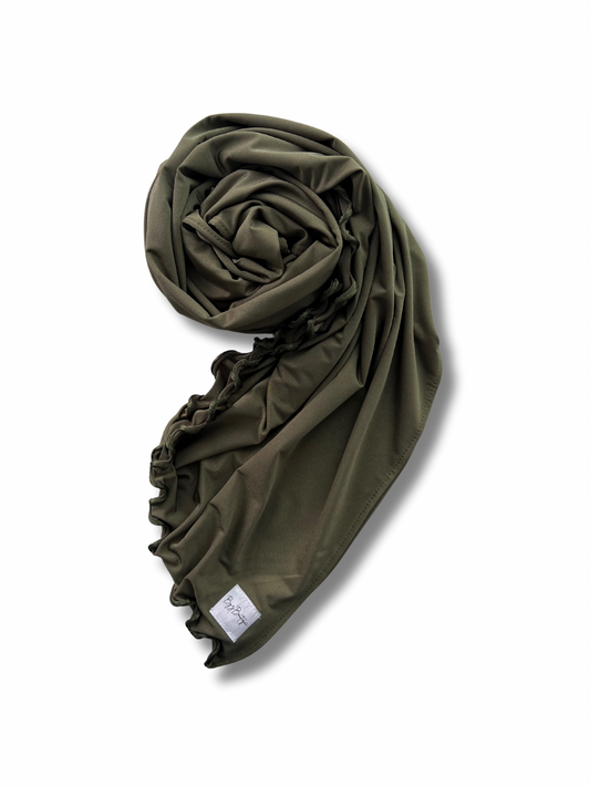 Satin premium jersey line - Army green