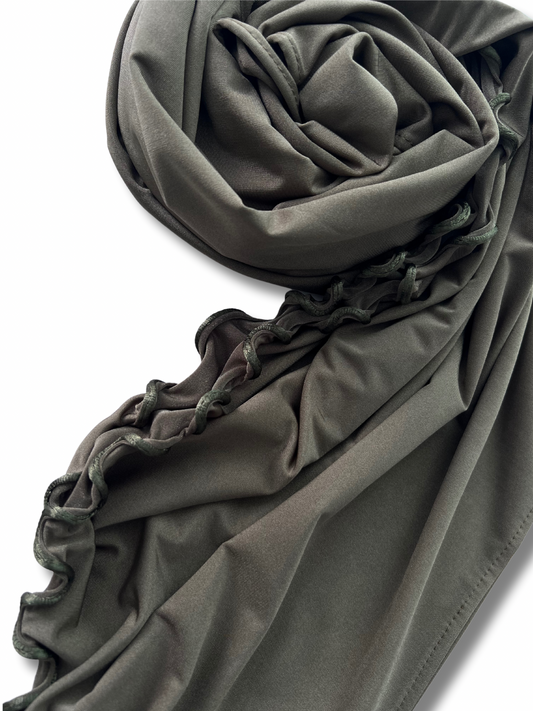 Satin premium jersey line - Army green