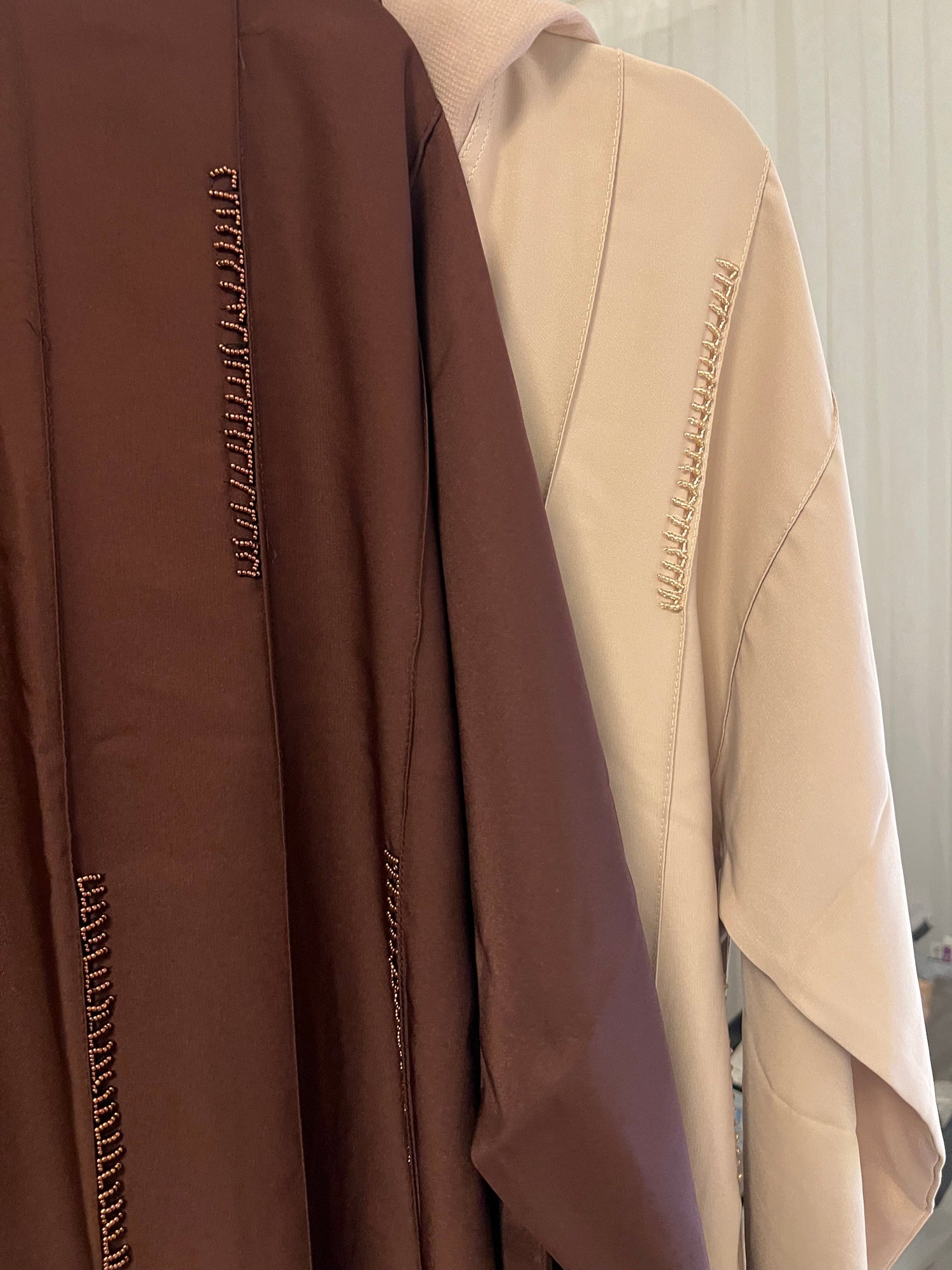 Elegant brown abaya