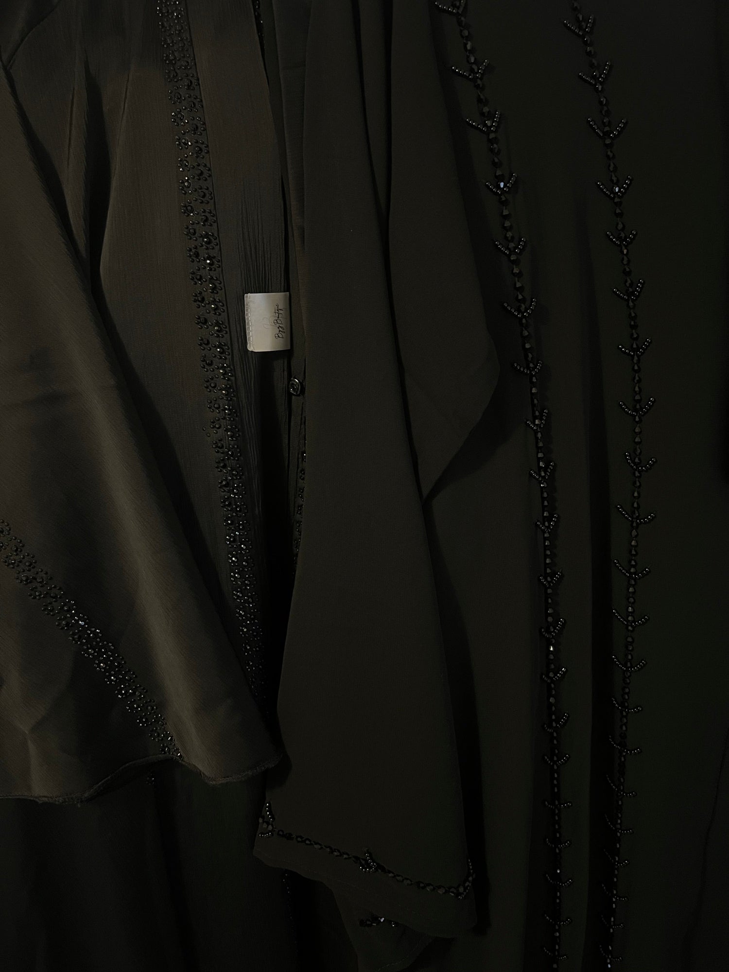 Elegant black abaya