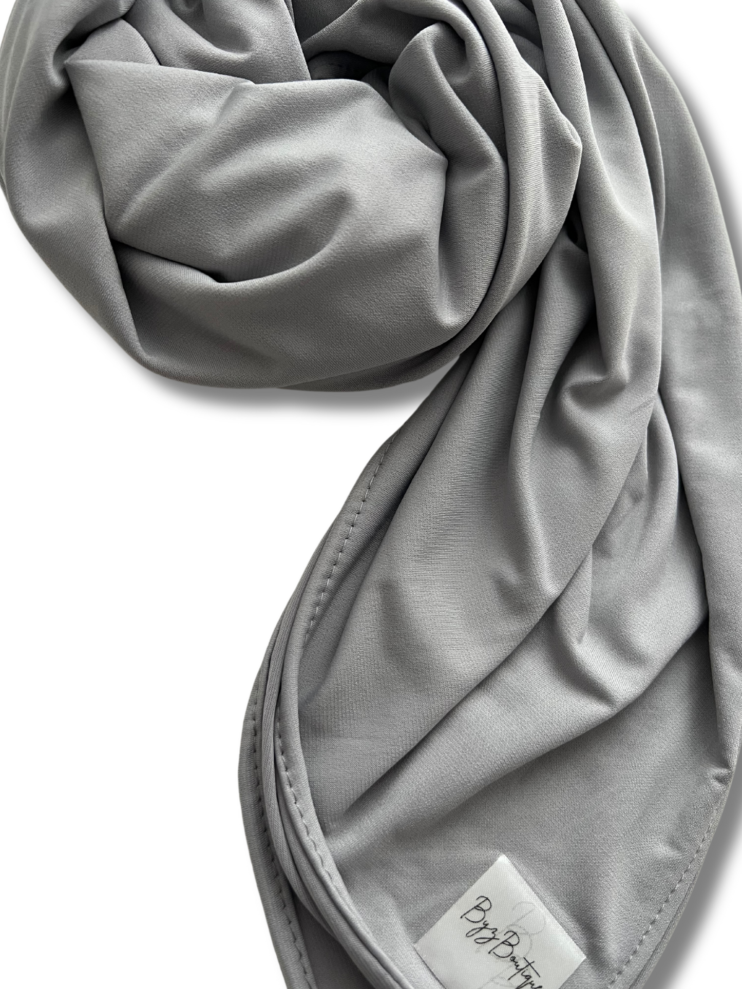 Premium jersey hijab folded - Grey