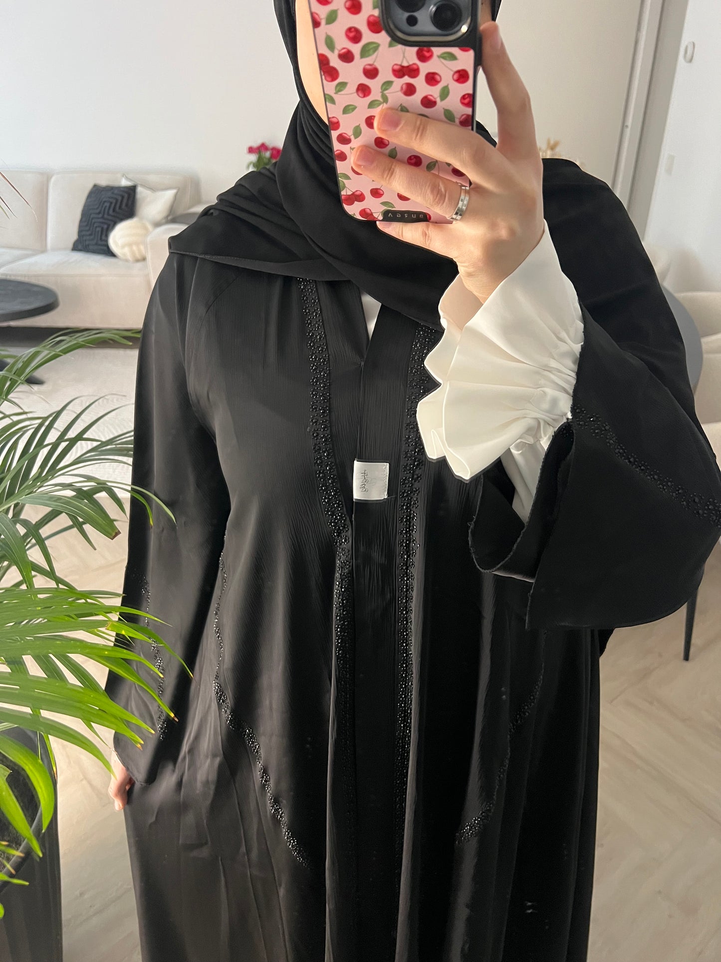 Elegant black abaya "Aysel"