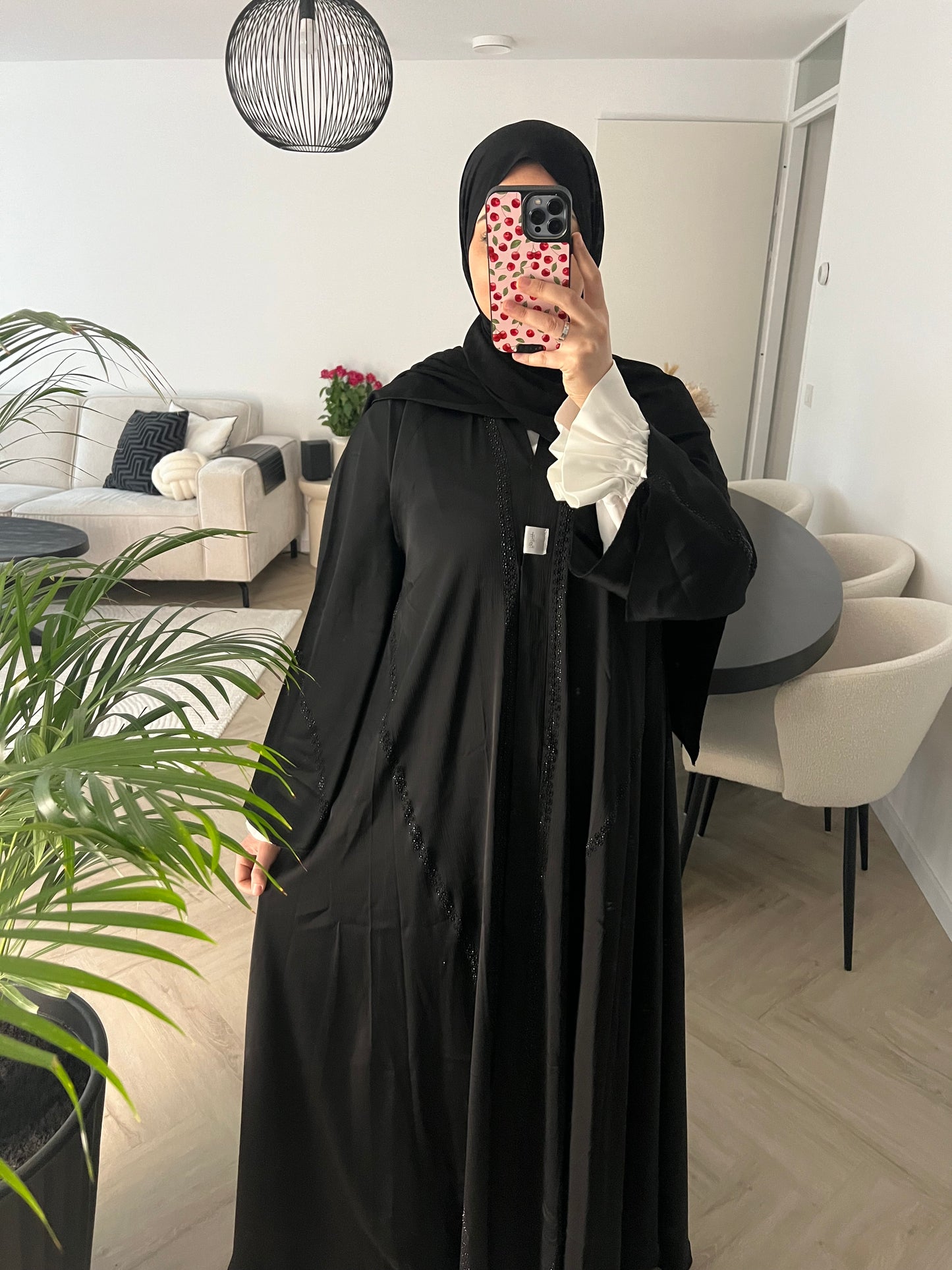 Elegant black abaya "Aysel"