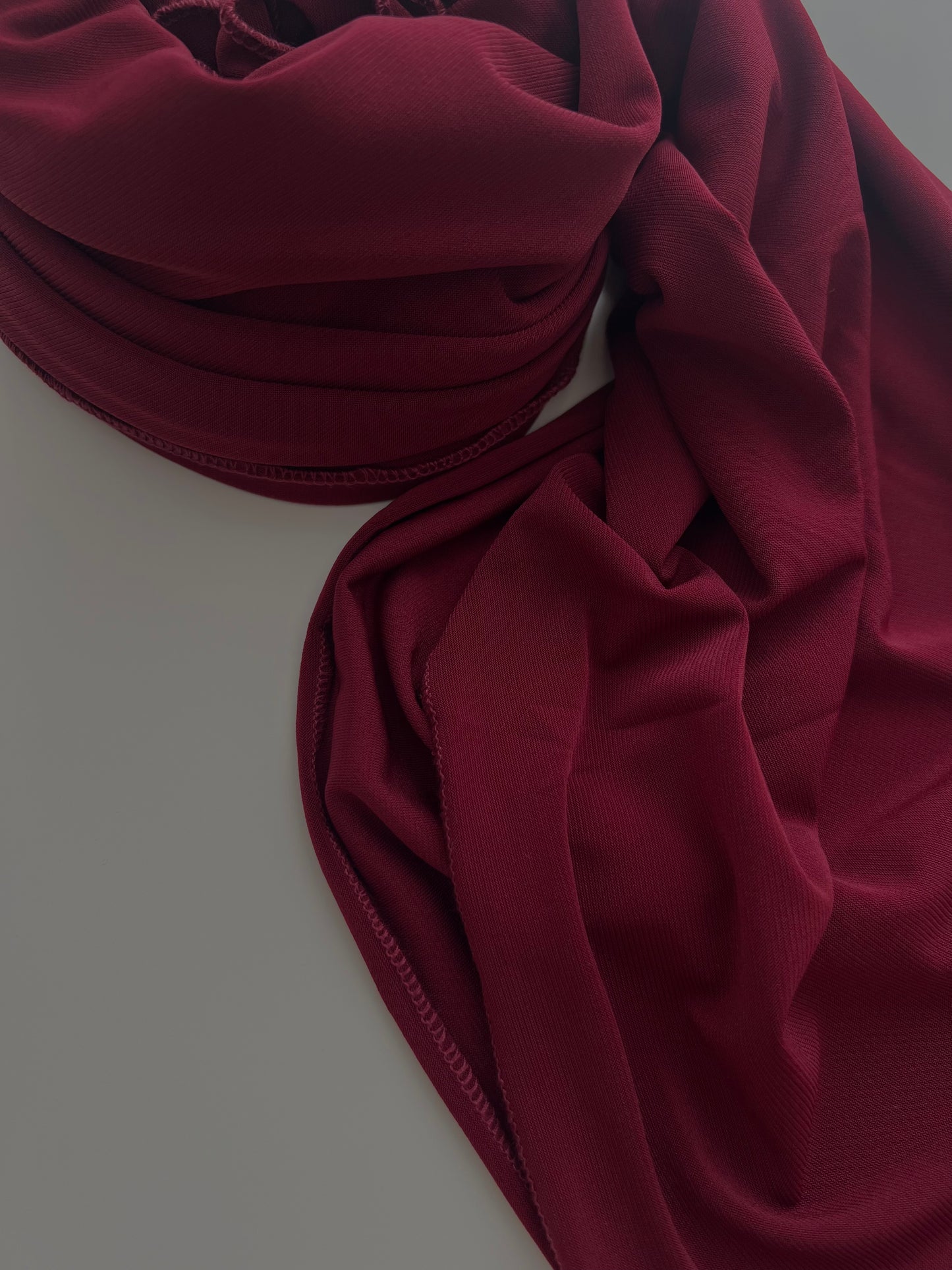 Premium jersey hijab - Bordeaux