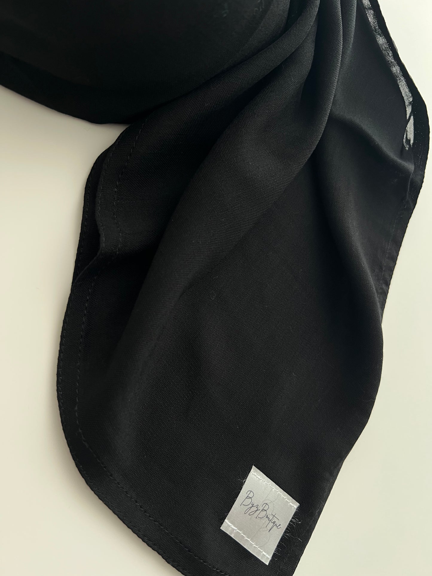 Modal hijab - Black