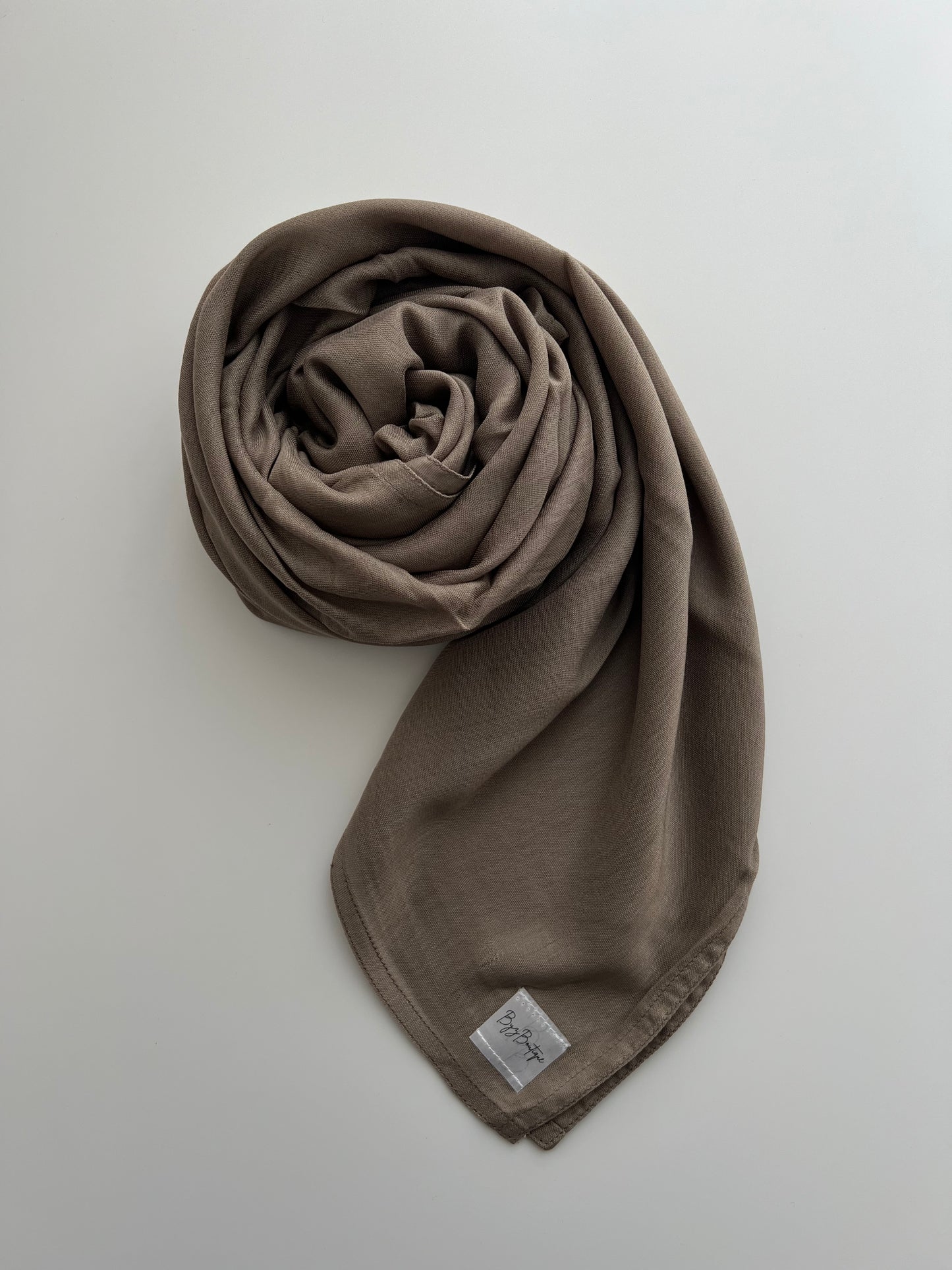 Modal hijab - Brown Khaki