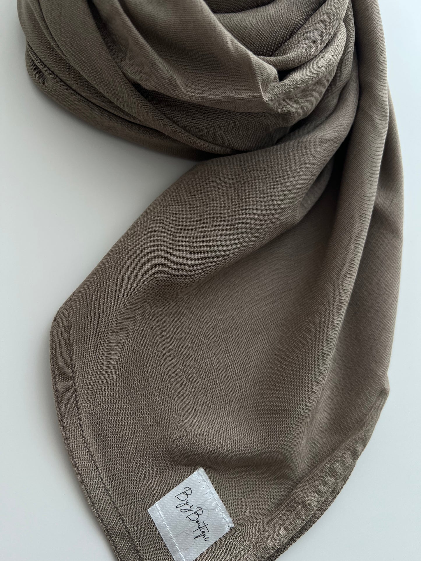 Modal hijab - Brown Khaki