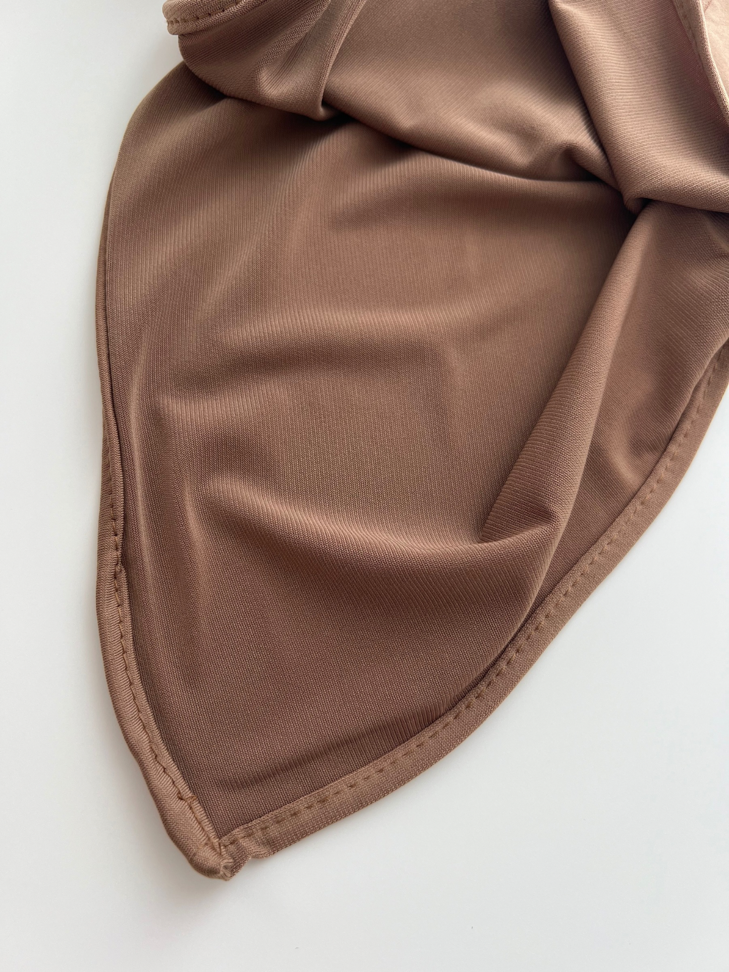 Premium jersey hijab folded - Toffee