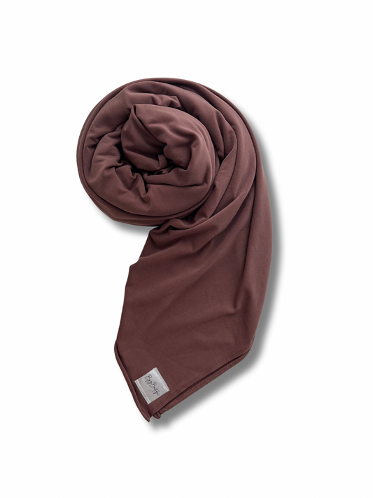 Premium jersey hijab folded - Cinnamon