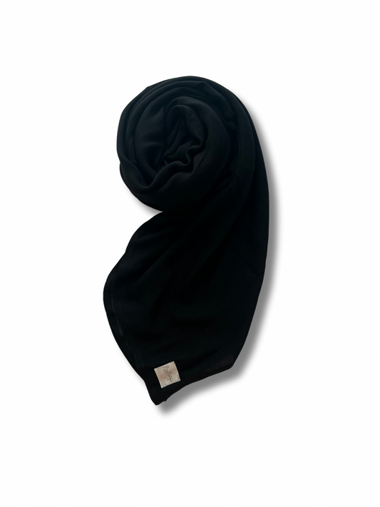 Modal hijab - Black