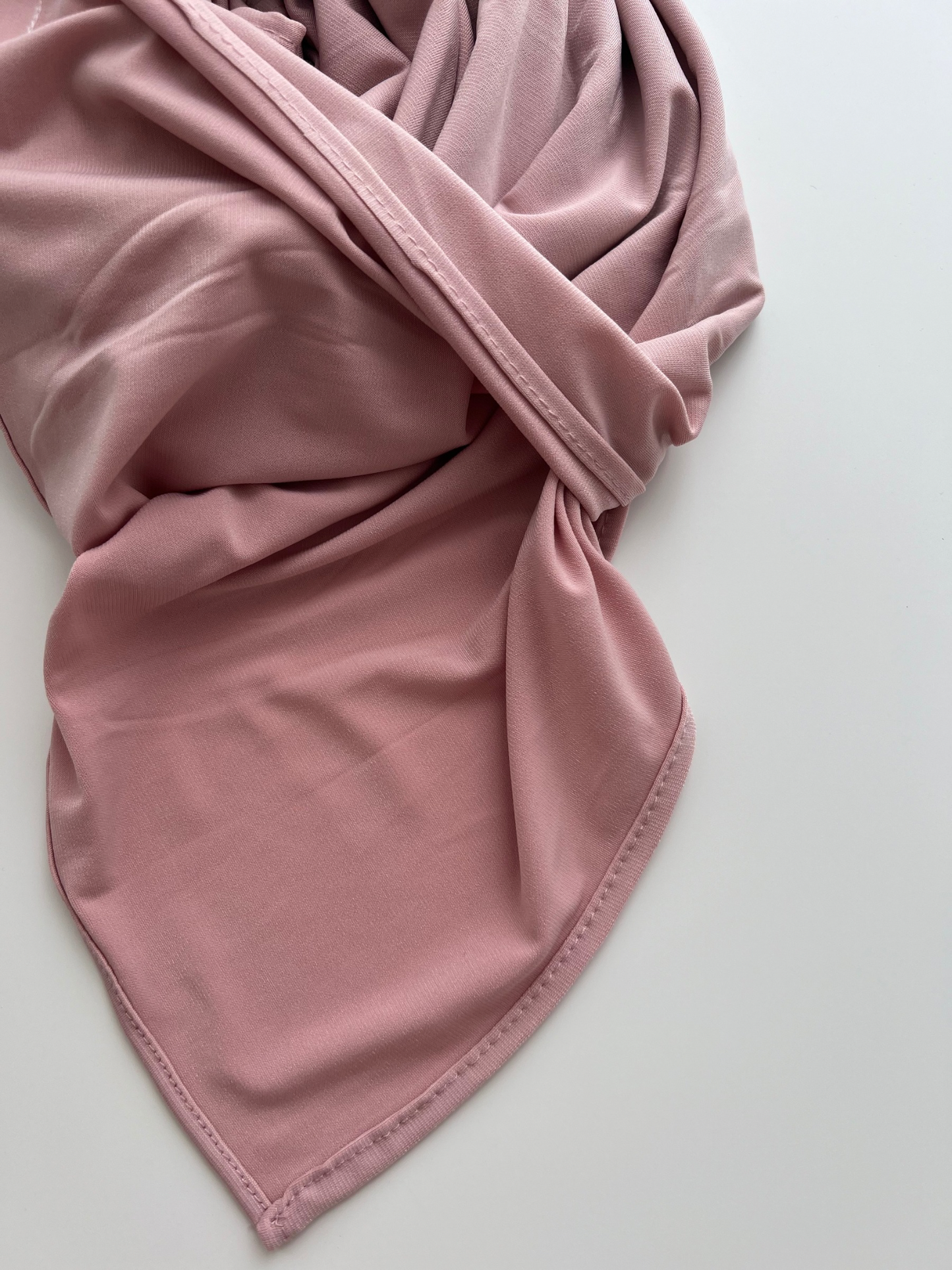 Premium jersey hijab folded - Pink Berry