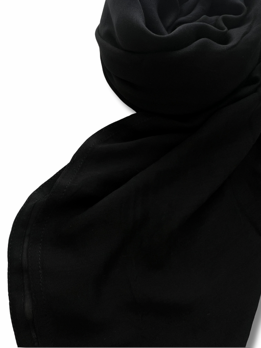 Modal hijab - Black