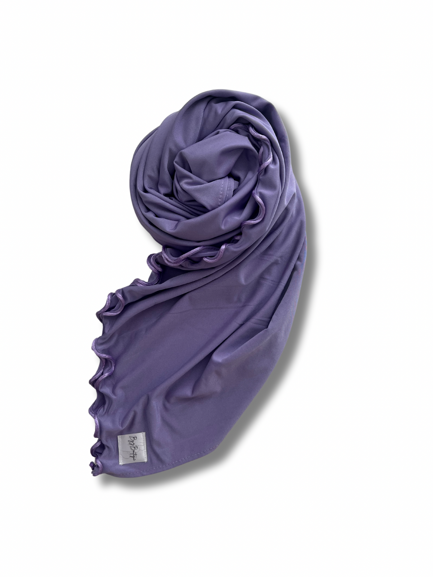 Satin premium jersey line hijab - Violet