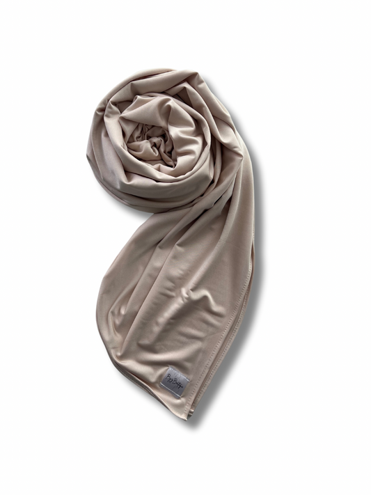Satin premium jersey - Creme