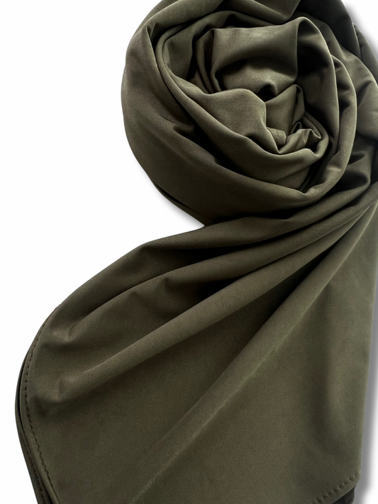 Satin premium jersey - Army green