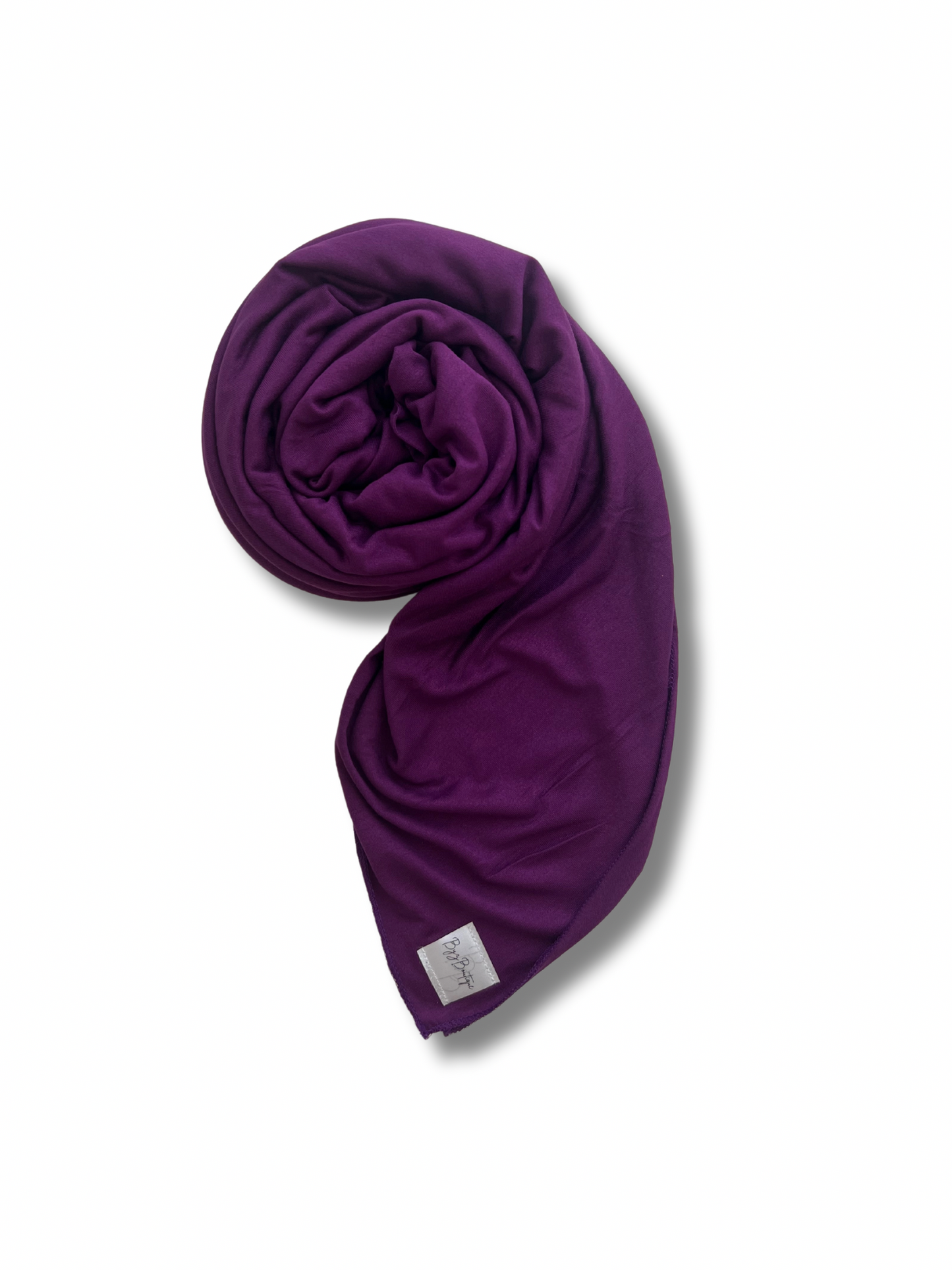 Jersey hijab - Plum