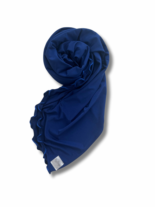 Satin premium jersey line hijab - Night Sky