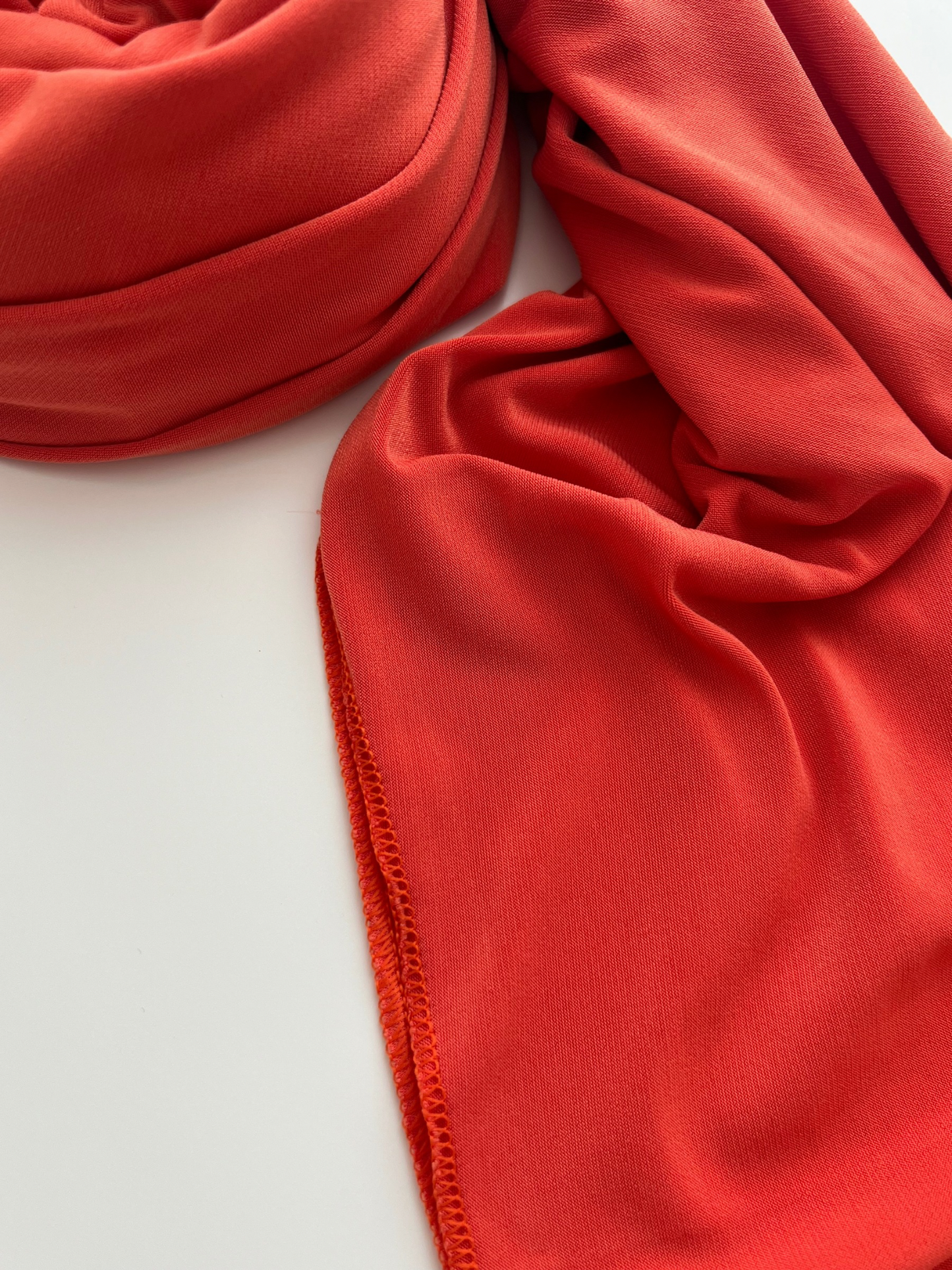 Premium jersey hijab - Tangerine