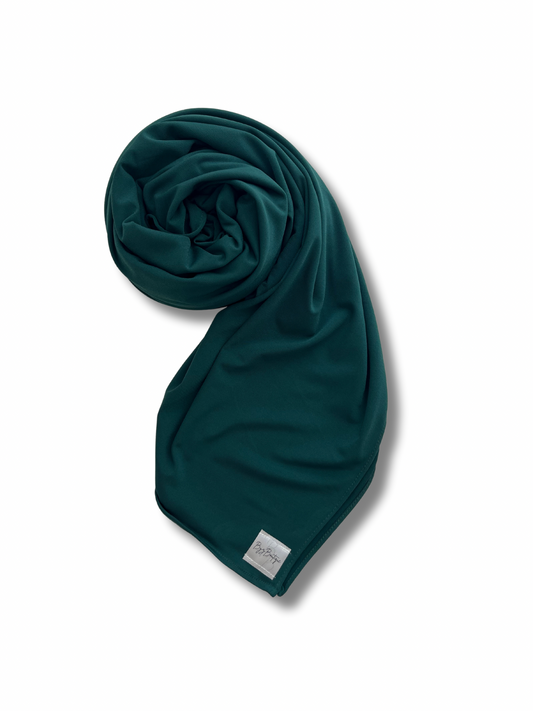 Premium jersey hijab folded - Forest