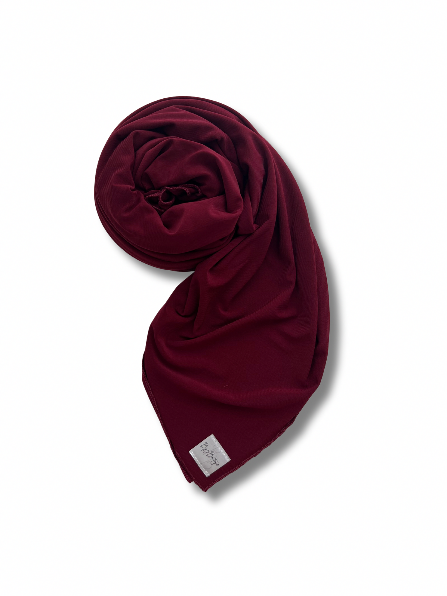 Premium jersey hijab - Bordeaux