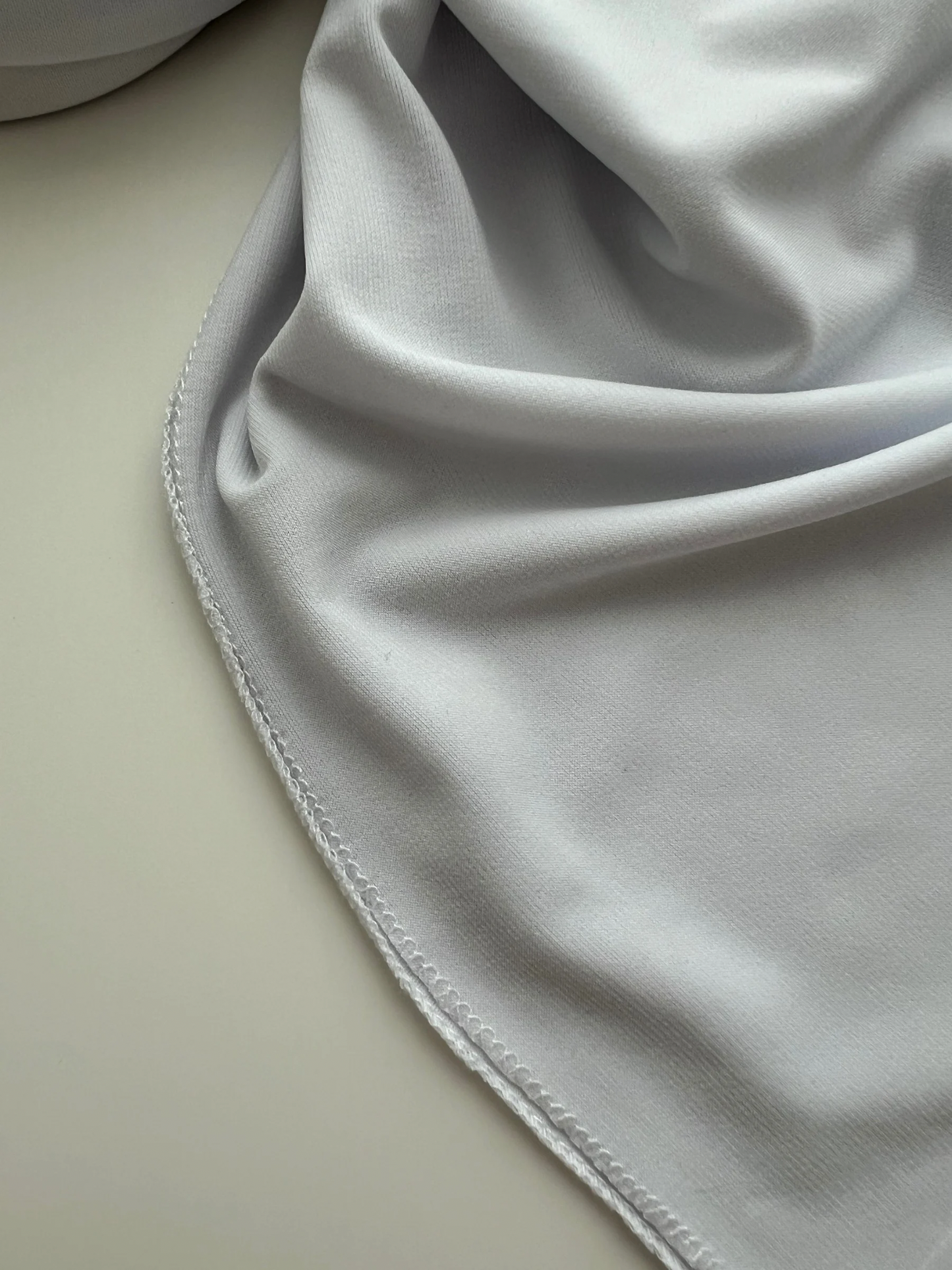 Premium jersey hijab - White