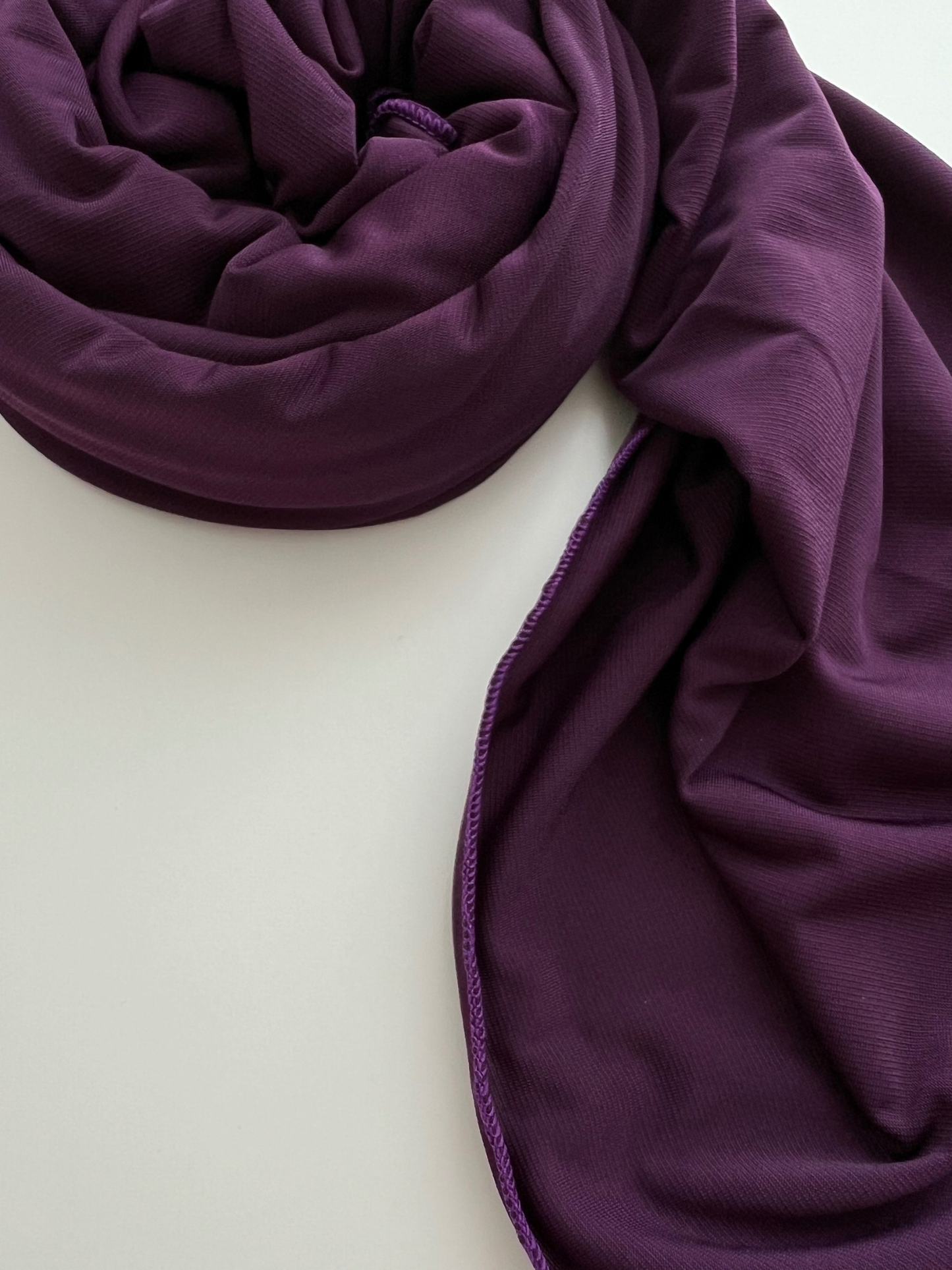 Premium jersey hijab - Aubergine 2.0