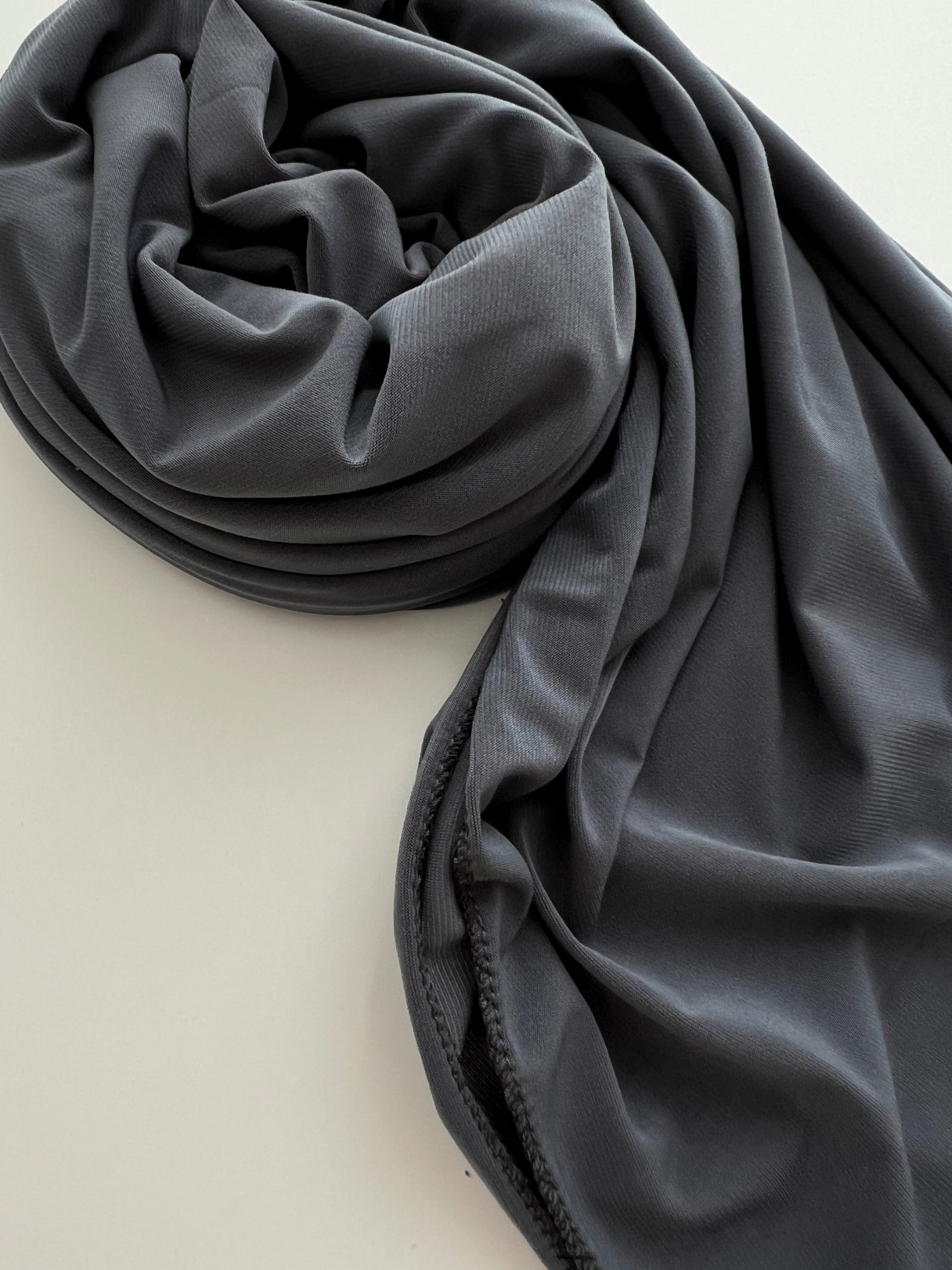 Premium jersey hijab - Charcoal