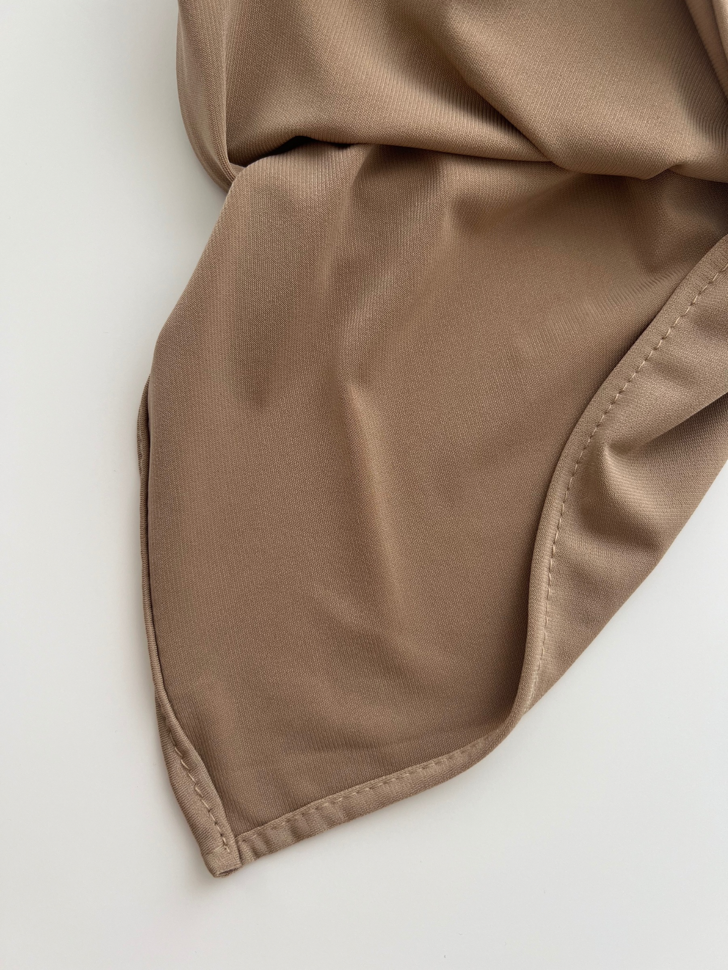 Premium jersey hijab folded - Sandstone