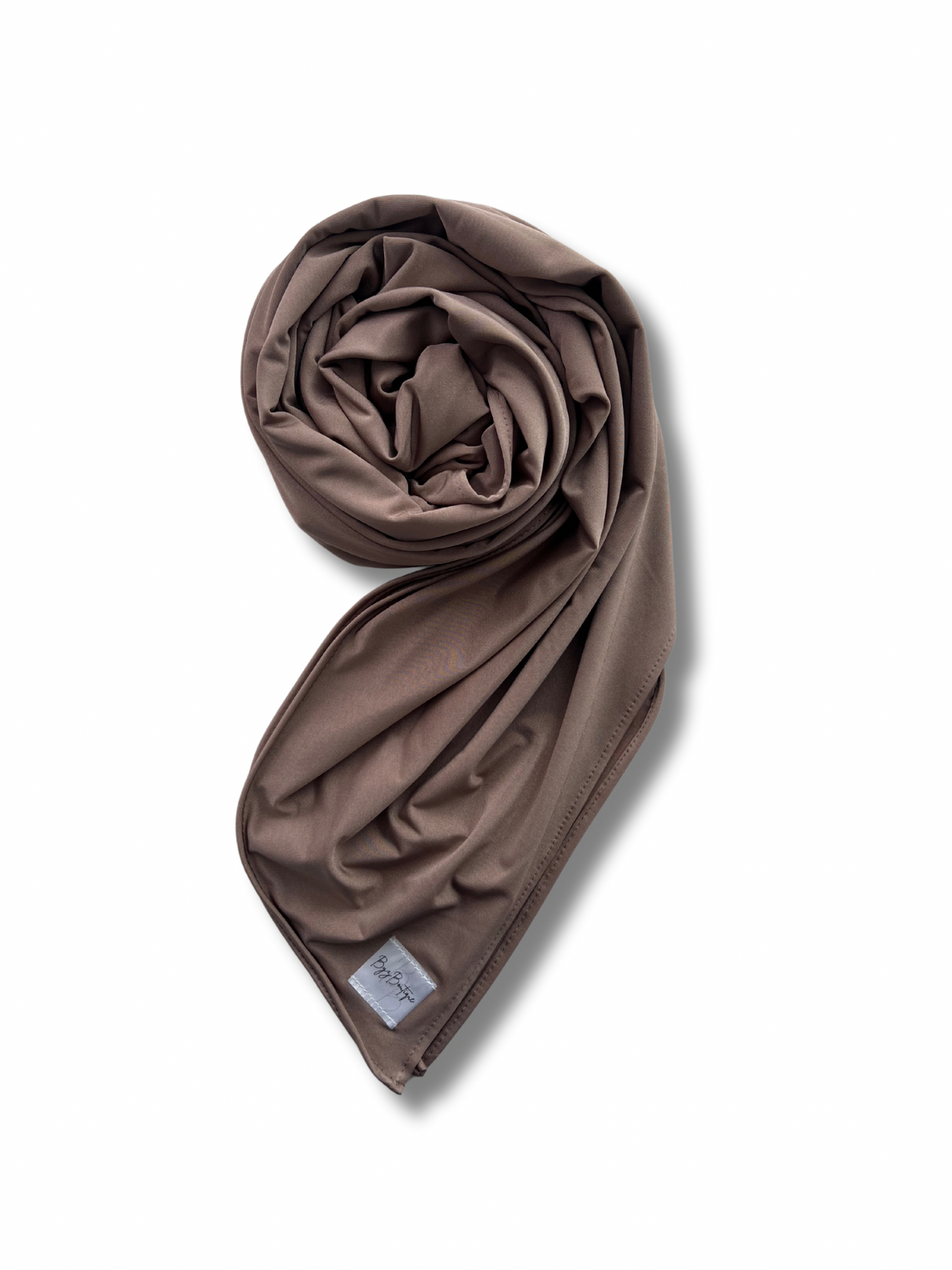 Satin premium jersey - Pinkish brown